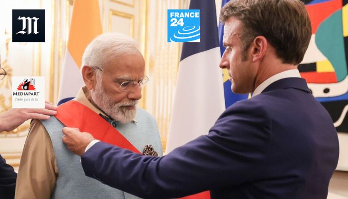 Leftists whine after PM Modi gets grand reception in France, Opindia's prediction comes true