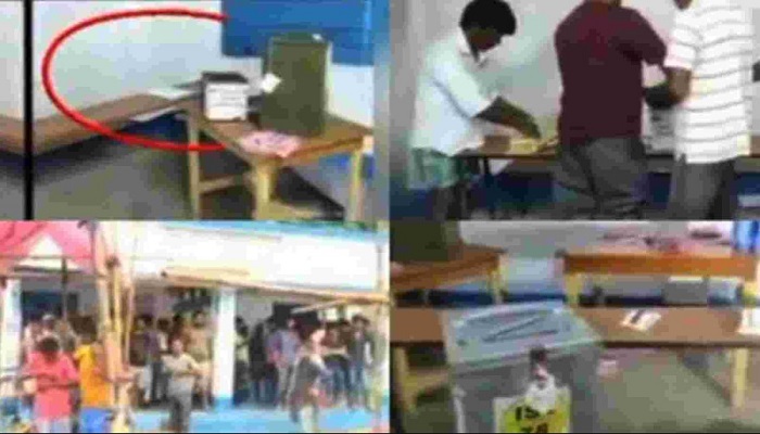 Visuals of large scale violence in West Bengal during Panchayat polls