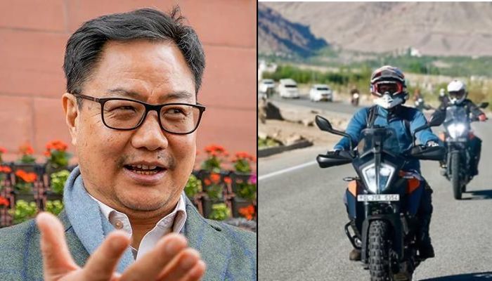 Kiren Rijiju thanks Rahul Gandhi for showcasing excellent roads of Ladakh