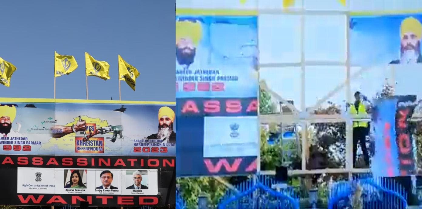 Posters calling for murder of Indian diplomats removed from Gurdwara in Canada