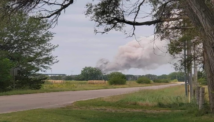 US: Locals evacuated after toxic fumes emanate from fire in Nebraska railyard