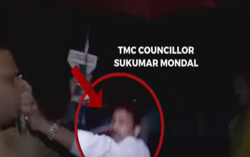 Republic Bangla reporter attacked in a live show by TMC Councillor Sukumar Mondal