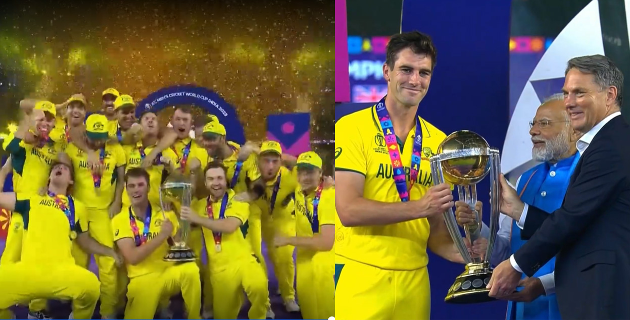 Australia wins the 13th ODI Cricket World Cup by defeating India by 6 wickets