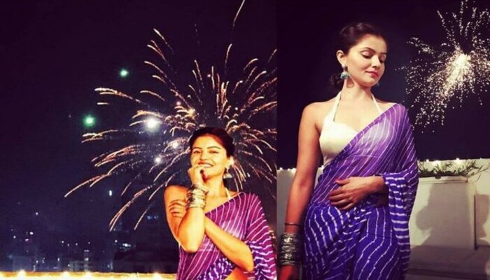 Actress Rubina Dilaik urges people to stop bursting firecrackers , netizens react