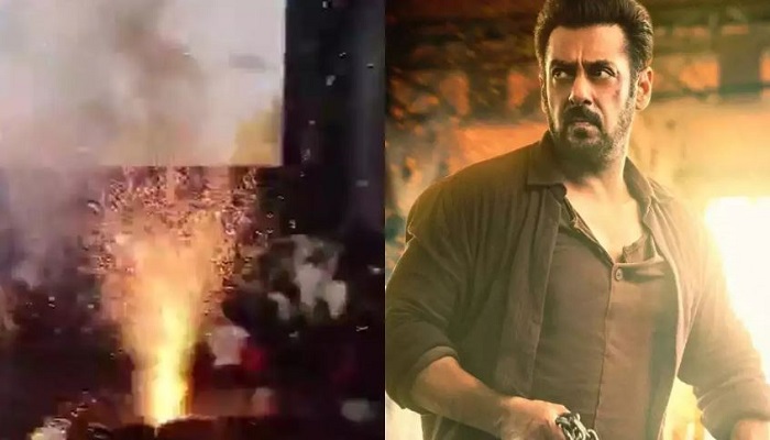 Salman Khan Fans Burst Firecrackers During 'Tiger 3' Screening Inside ...