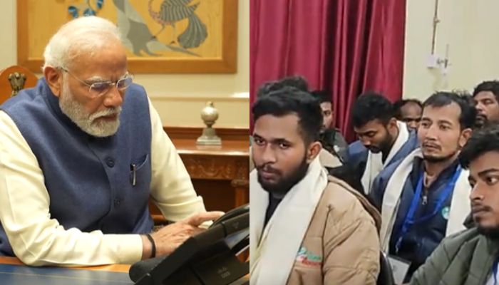 PM Modi speaks to workers rescued from Silkyara tunnel, praises their courage and patience