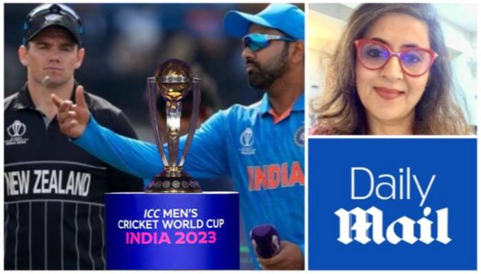 Daily Mail uses 'WhatsApp forward' to accuse India of 'pitch-switch' for WC semifinal, Sagarika Ghose goes on to spread the rumour