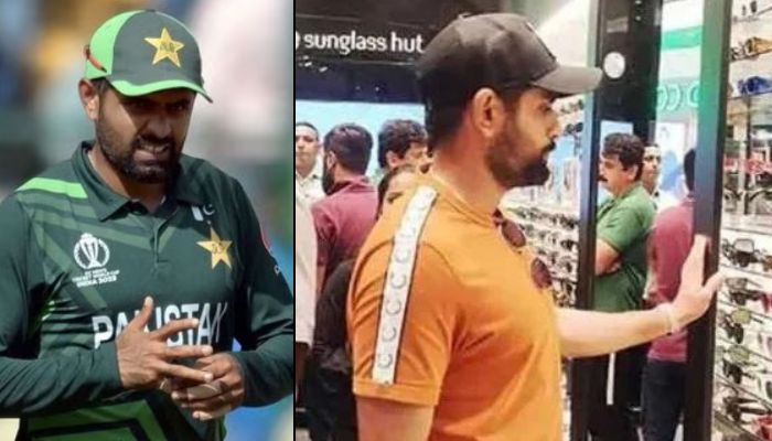 Pakistani netizens slam Babar Azam for shopping before match against England