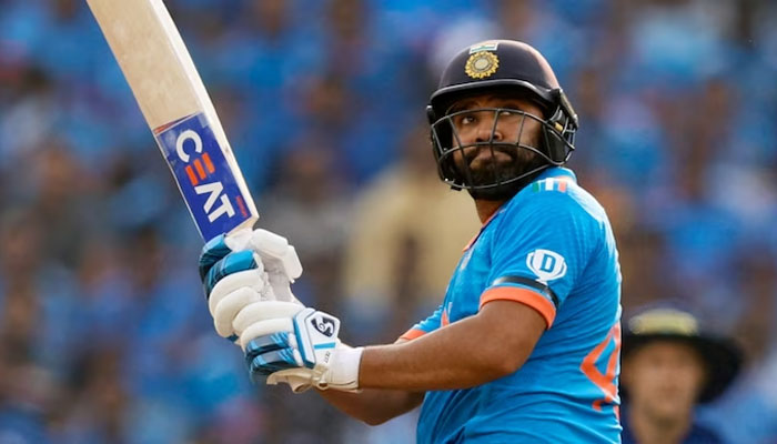 Rohit Sharma becomes the first batsman to hit 50 sixes in ODI World Cup history