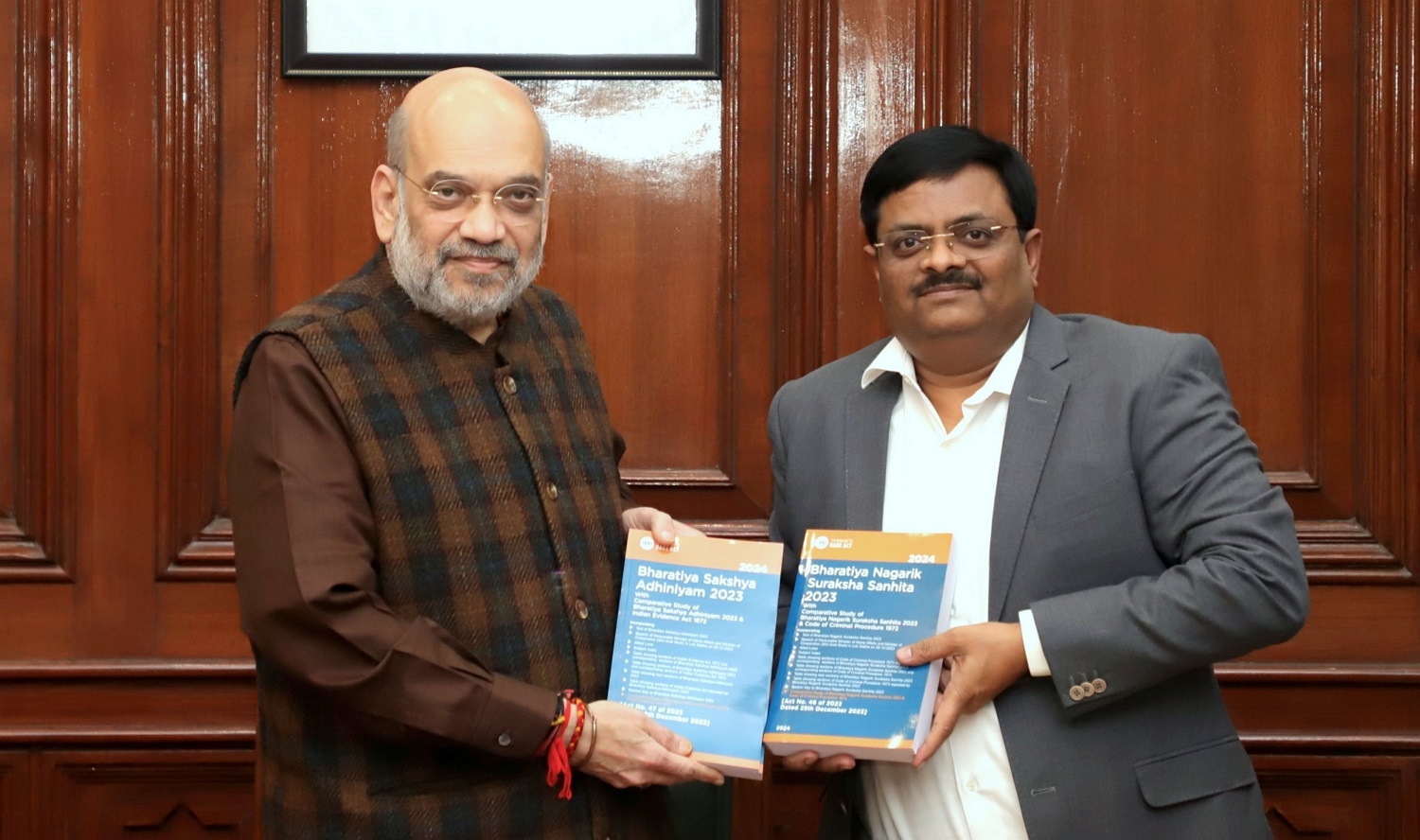 Home Minister Amit Shah launches reference books on three new criminal justice laws