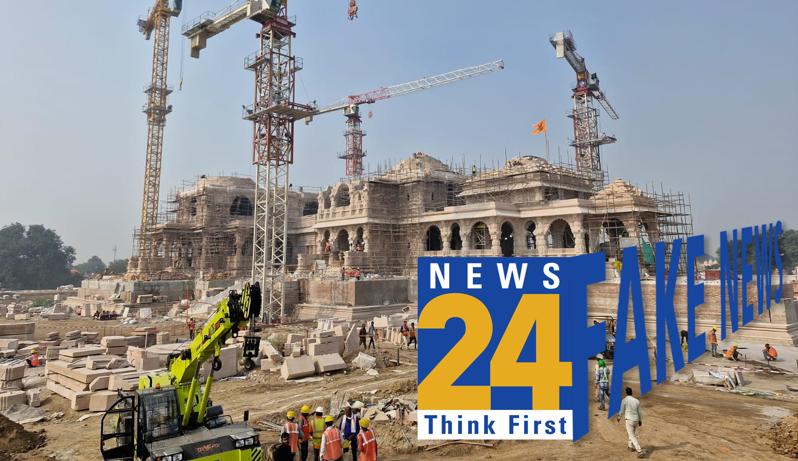 News24 posts misleading tweet on Muslim sculptors making idol of Ram Lalla