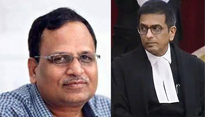 CJI DY Chandrachud refuses to intervene in Satyendra Jain's bail ...