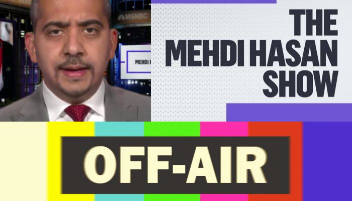 MSNBC takes Mehdi Hasan s show off air as ratings tank and his