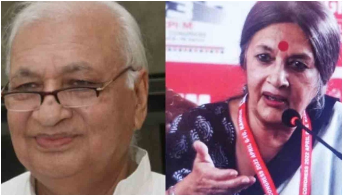 Kerala Governor Arif Mohammed Khan gives a befitting reply to CPIM's Brinda Karat