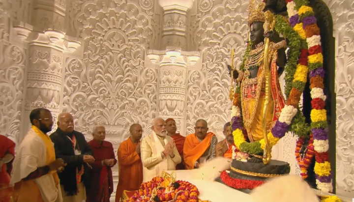Pran Pratishtha of Ram Lalla done, Shri Ram has arrived in Ayodhya to ...