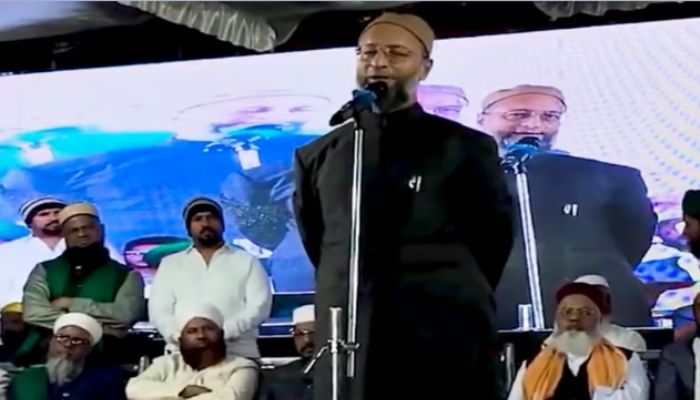 Asaduddin Owaisi incites Muslims against BJP govt, claims they are snatching their mosques