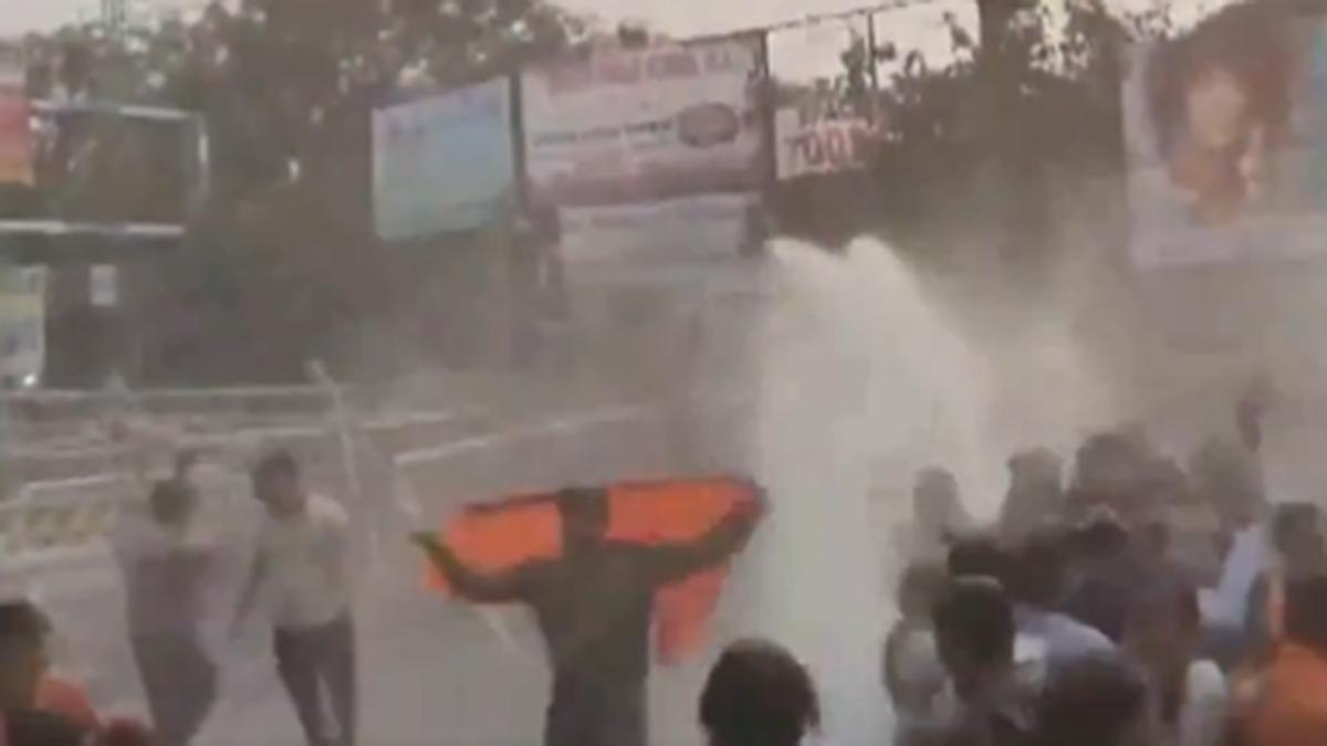 West Bengal: Clashes erupt between police and BJP workers in Barrackpore