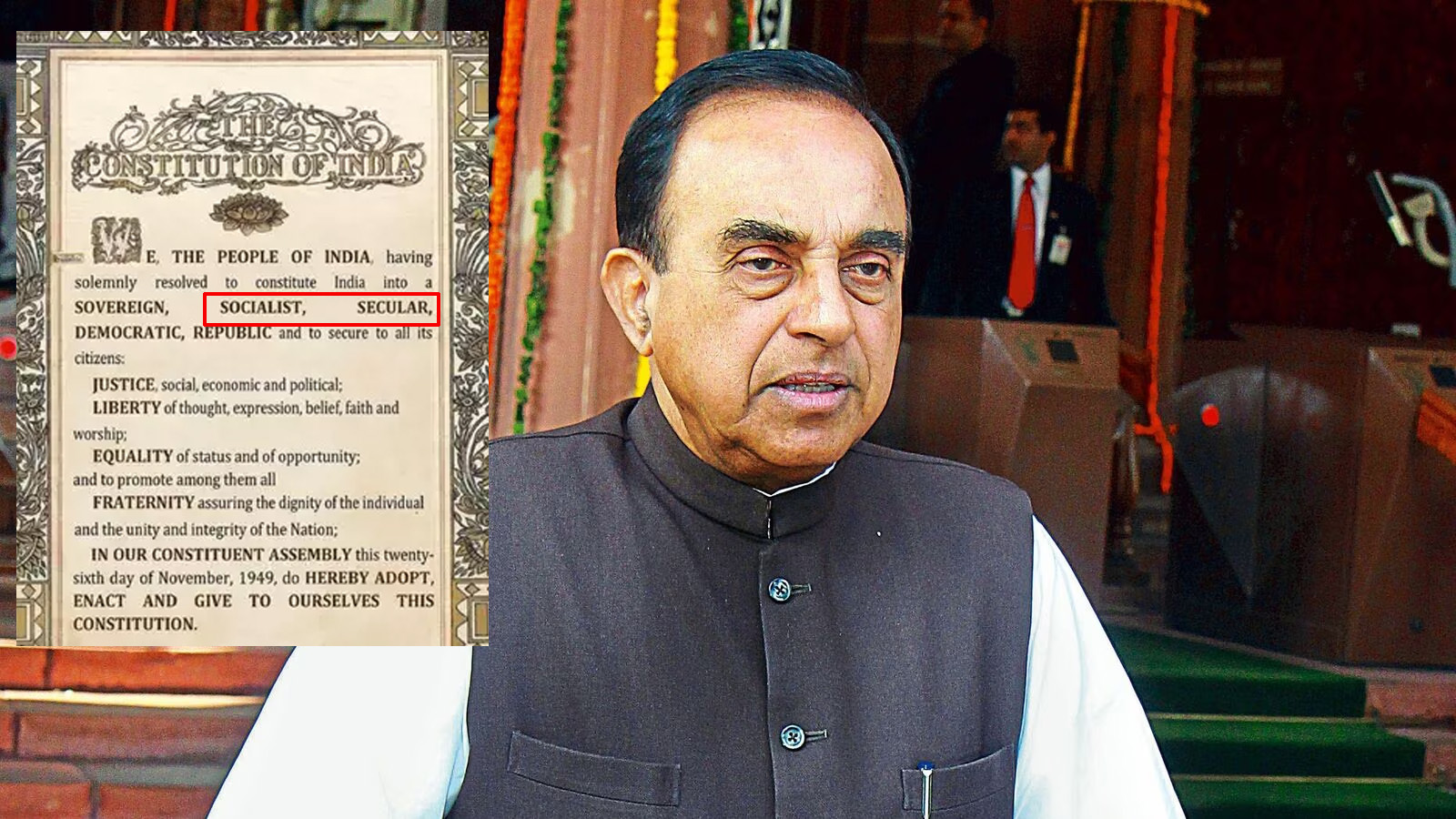 SC to hear Subramanian Swamy's plea to delete 'secular' and 'socialist' from preamble