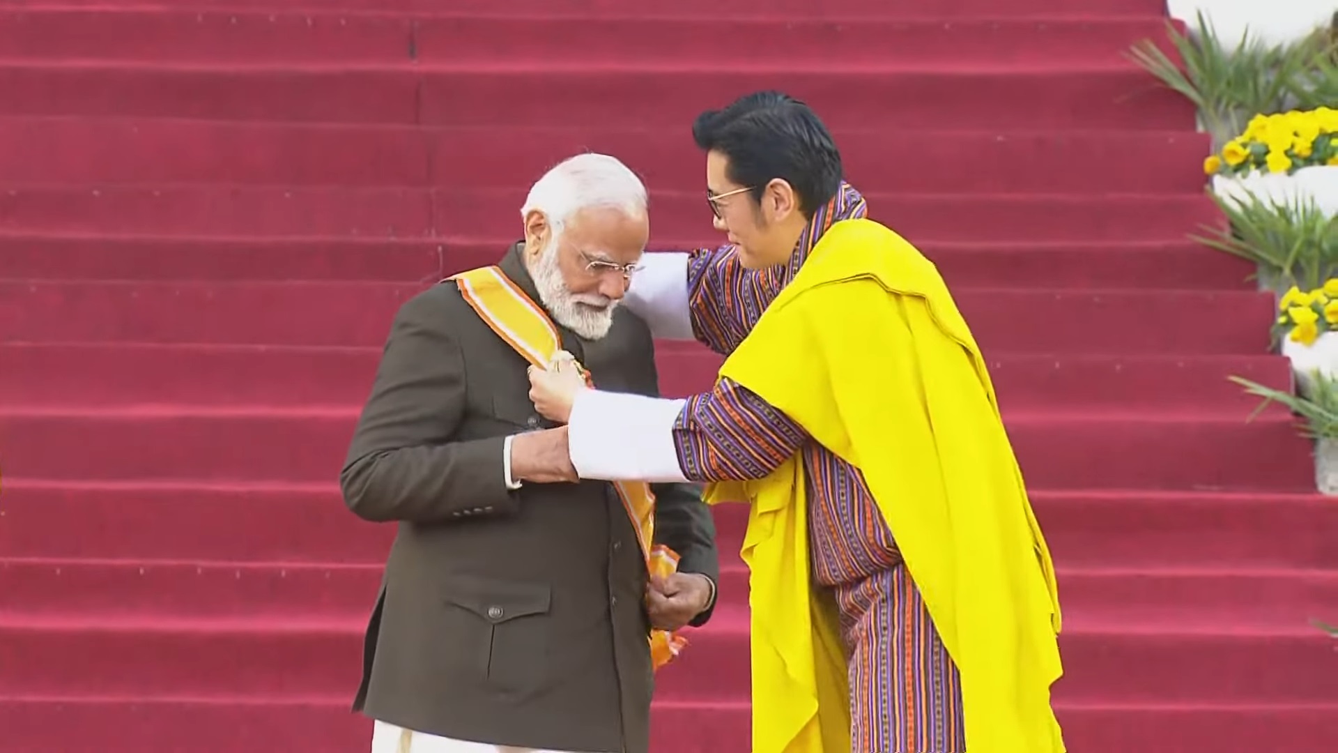 Pm Narendra Modi Conferred With Bhutans Highest Honour Order Of The Druk Gyalpo