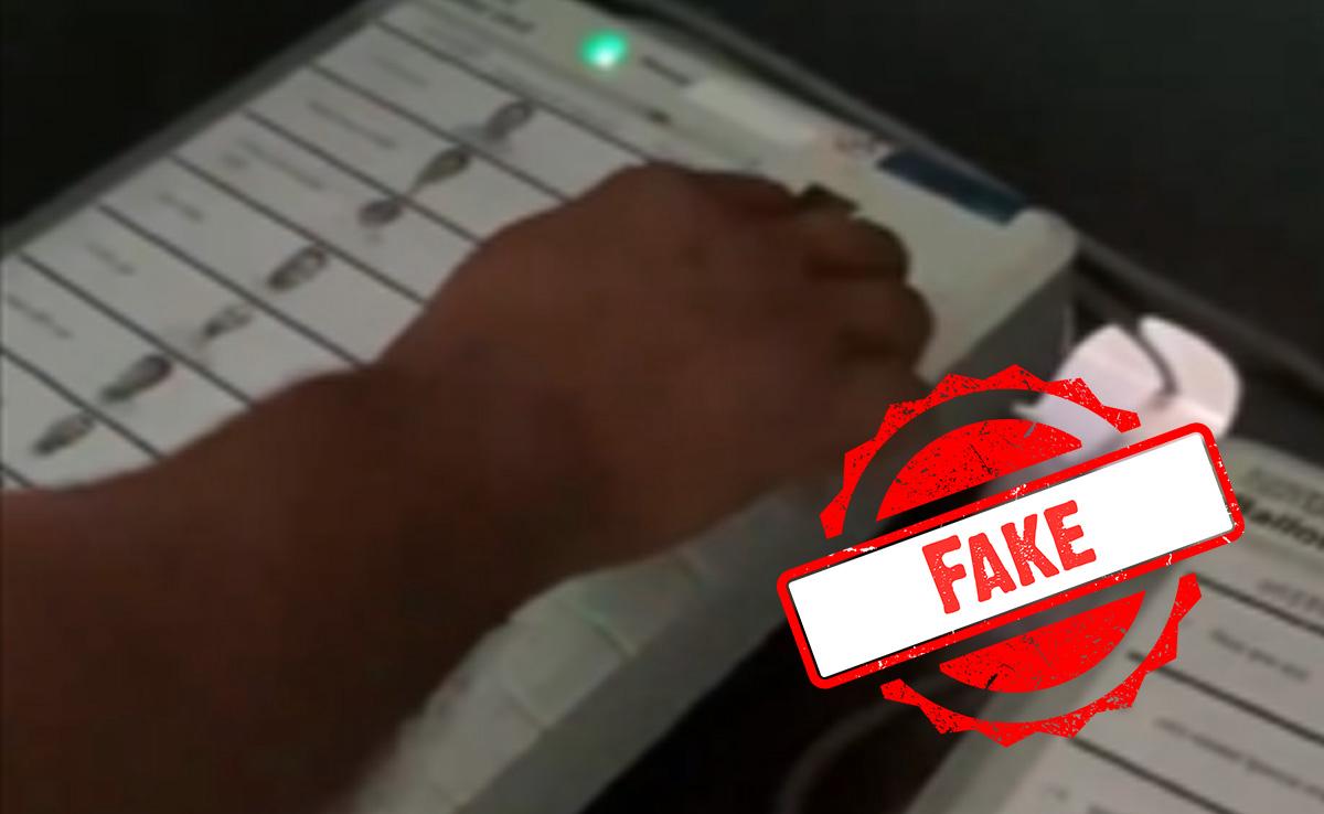 EC busts fake news over video of a person casting five consecutive votes to BJP in Assam