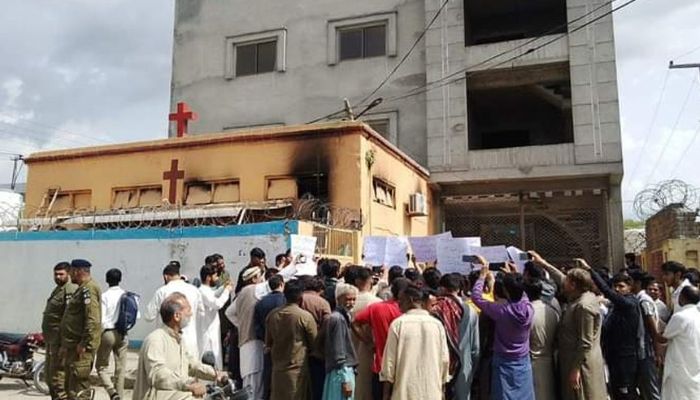 Priest accuses Sheikh Ahmed of setting a temple-turned-church on fire