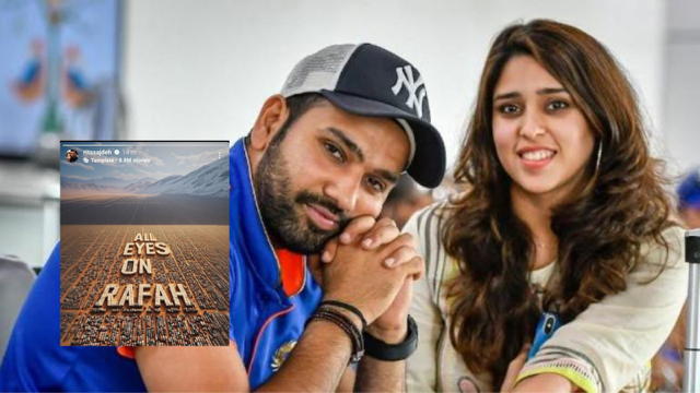 Rohit Sharma's wife Ritika Sajdeh removes the 'All Eyes On Rafah' Instagram story after online backlash