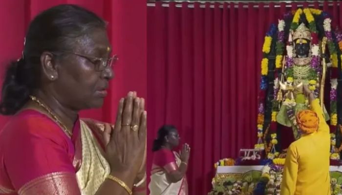 President Murmu offers prayers at Ram Mandir, Ayodhya