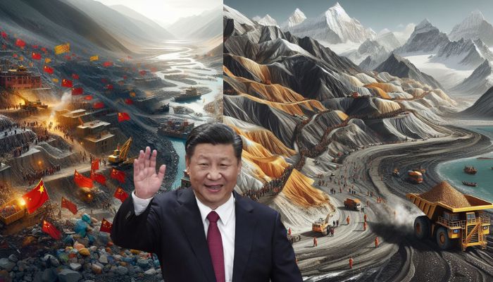 Relentless mining for copper and gold, forcing Tibetans out of their homeland: How China is exploiting Tibet