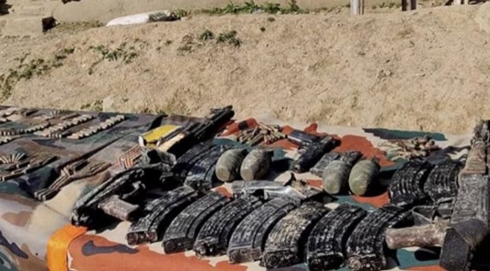 Jammu and Kashmir: Huge cache of arms, ammunitions and war like stores recovered by security forces