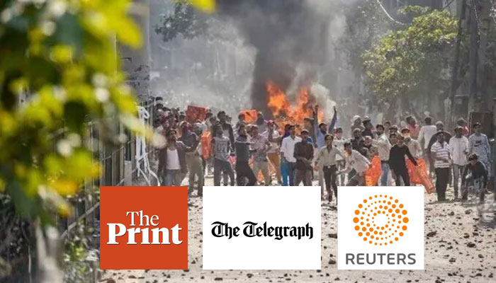 Reuters, The Print, and others again bring up same biased narratives around Delhi Riots, timing their stories with 2024 Lok Sabha elections