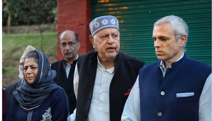 Spooked by Rajnath Singh’s comment, Abdullah furthers Pakistan’s perpetual ‘humare paas bumb hai’ trope: How Gupkar gang always bats for the enemy