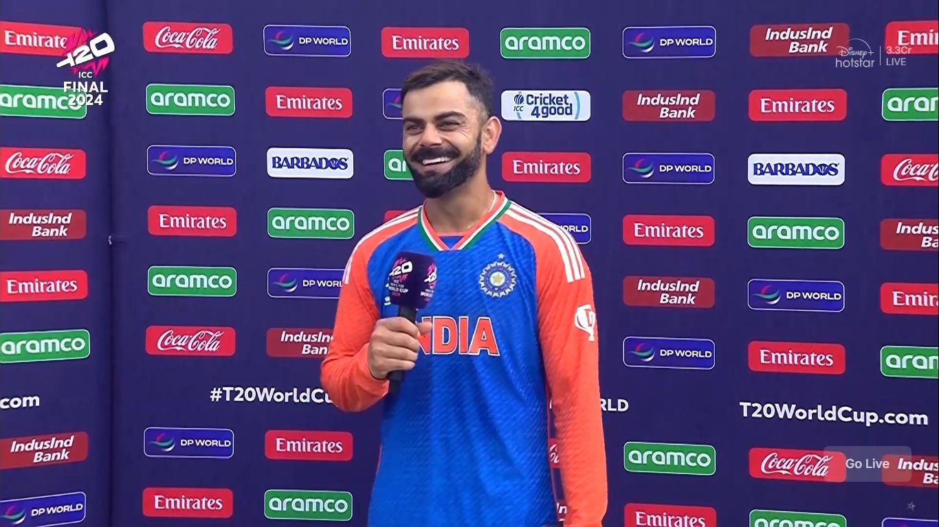 Virat Kohli Announces Retirement From T20 Internationals