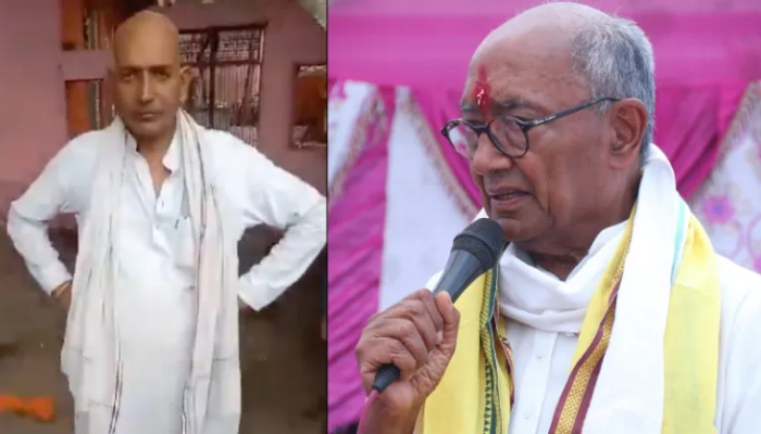 MP: Former sarpach shaves head after losing bet on Digvijaya Singh's defeat