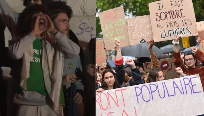 Leftists run riots in France after major election victory by Right Wing party, raise pro-Palestine slogans amid arson and vandalism