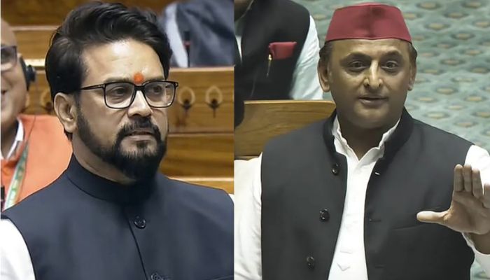 Anurag Thakur's fiery response to Akhilesh Yadav in parliament on Agniveer Scheme