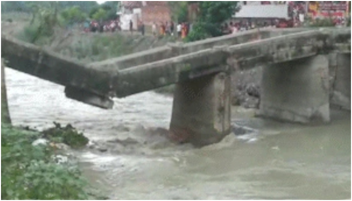 2 bridges collapse in Bihar's Saran on same day, 9 such incidents in the state in 15 days