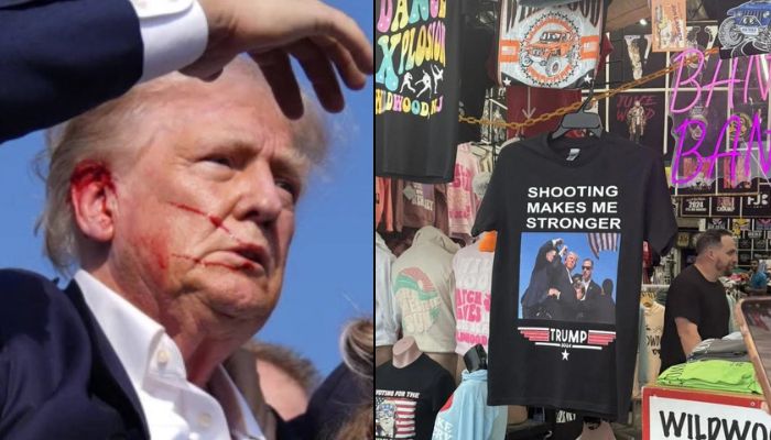 Chinese T-shirt sellers see 'Apada mein avsar' after assassination attempt on Donald Trump