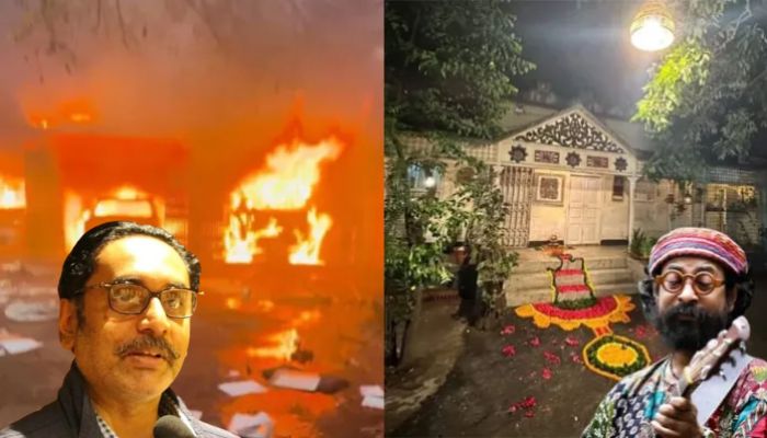 Pinaki Bhattacharya whitewashes burning of Bangladeshi Hindu musician Rahul Ananda’s house