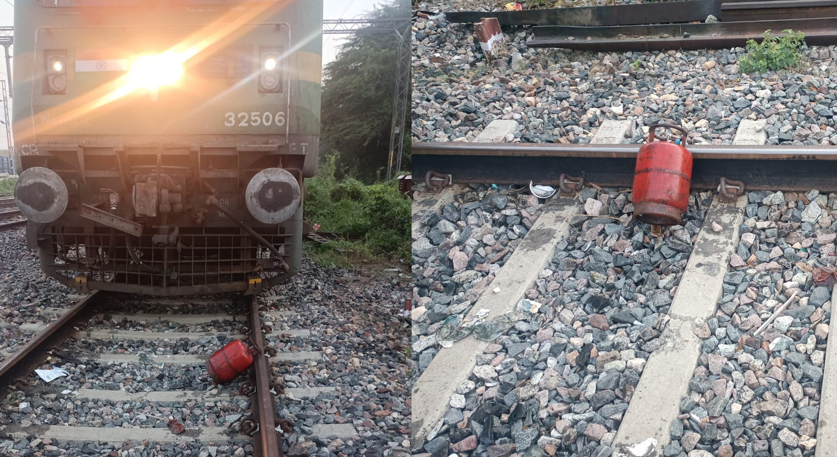 Another attempt to derail train: LPG cylinder found on railway track in  Kanpur