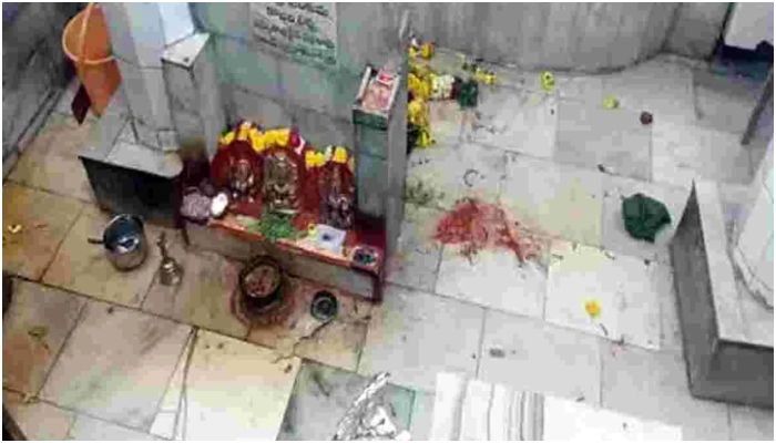 Extremist Vandalises Idol of Hindu Deity in Muthyalamma Temple, Hyderabad