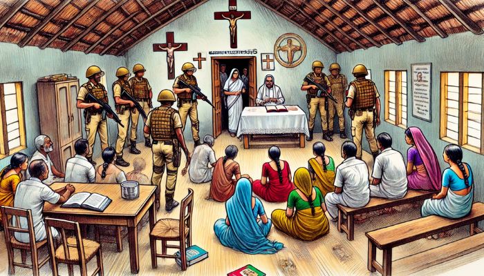 Police Raid Mass Conversion Event, Suspect Detained in Azamgarh