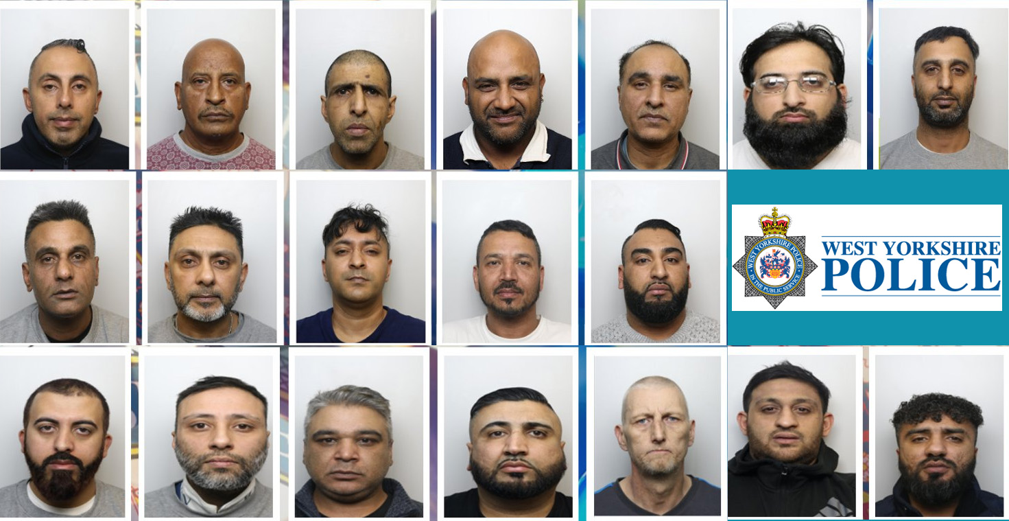 UK grooming gang: 20 men found guilty of raping four minor girls, sentenced to 219 years in jail