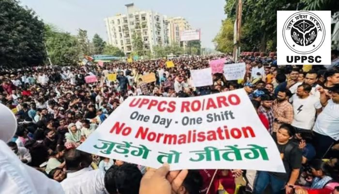 Students protest against UPPSC over multiple shifts, normalisation policy and more: Here’s what aspirants want, and what the commission said