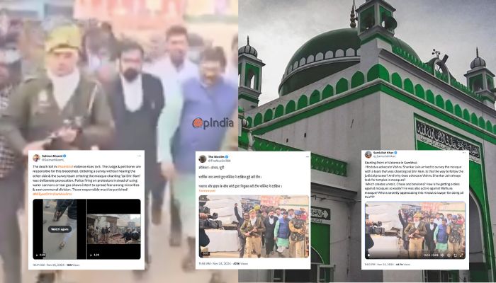 Did Vishnu Shankar Jain and the Jama Masjid survey team raise Jai Shri Ram slogans inside the mosque to incite Muslims? Here’s the truth