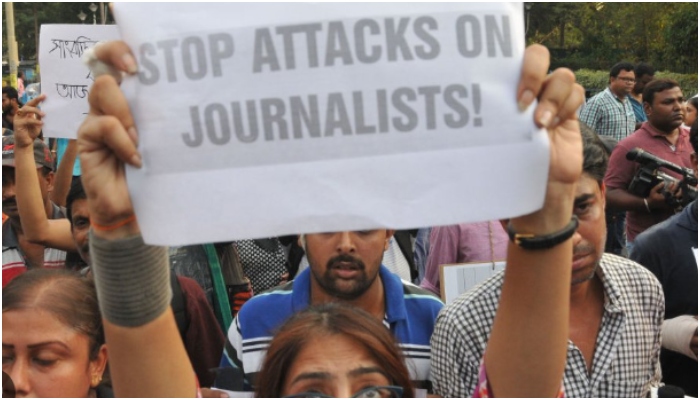 Bangladesh third most dangerous place for journalists after Palestine and Pakistan