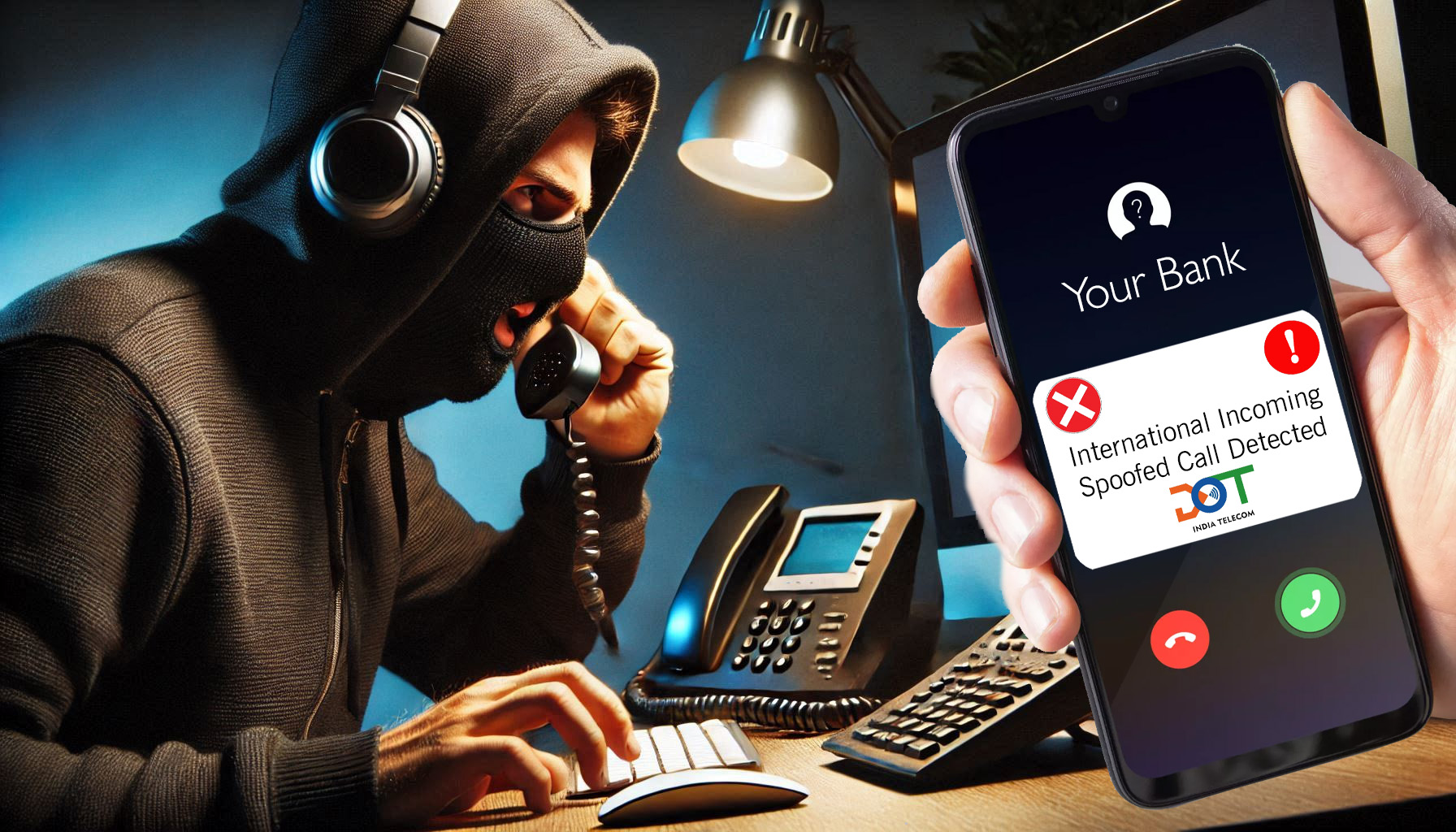 Number of Spoofed International Calls used in cyber-crimes goes down by 90% in 2 months