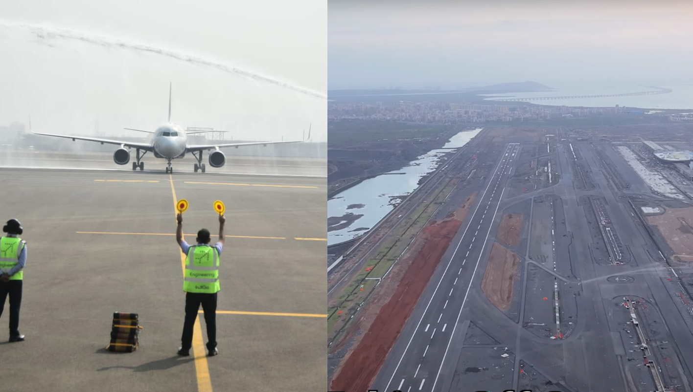 Navi Mumbai International Airport conducts first flight validation test