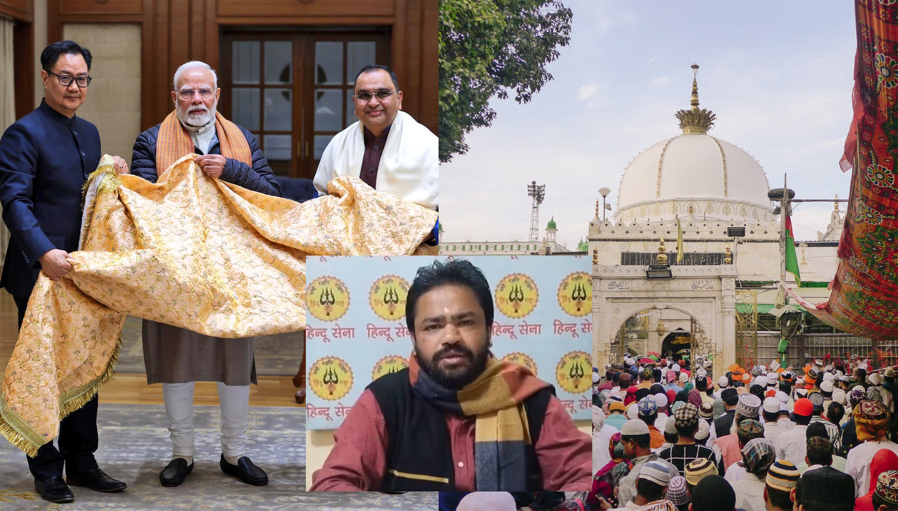 Hindu Sena files plea to halt offering of chadar sent by PM Modi at Ajmer Sharif Dargah