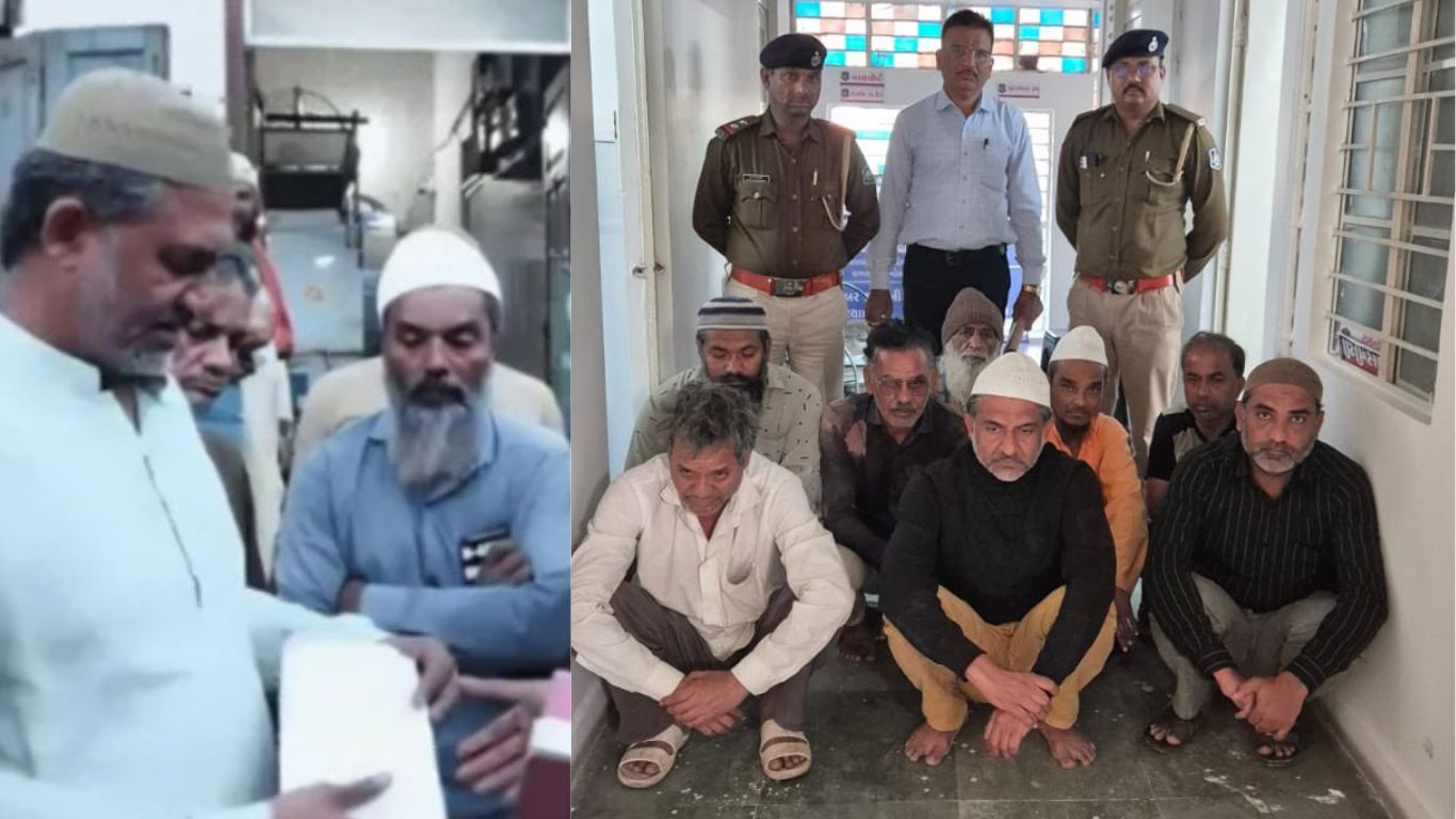 Rajkot: 9 people arrested for vandalising and evicting shops owned by Hindus claiming to be Waqf property