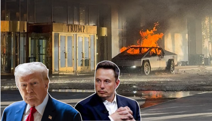 Las Vegas: Man blows himself up inside Cybertruck outside Trump hotel, Elon Musk says media portals blaming the vehicle should be sued